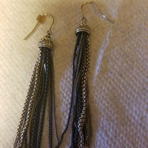 David Yurman tassel earrings